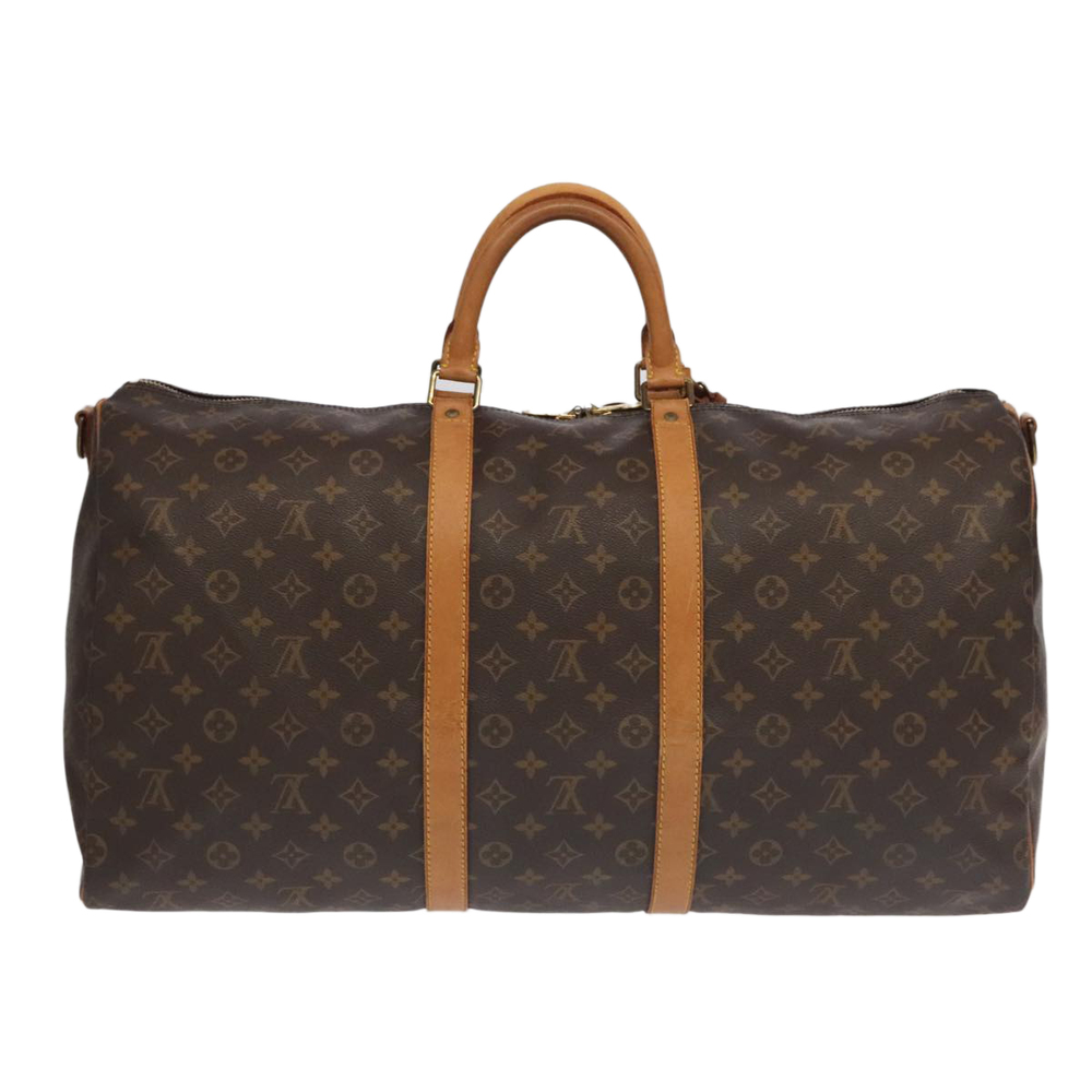 LOUIS VUITTON Monogram Keepall Bandouliere 55 Boston Bag M41414 LV Auth 95812 - Picture 2 of 16